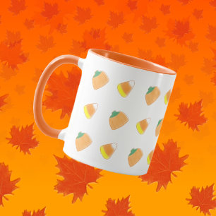 Caneca Laranja de Abóbora e Milho Doce Clássico Fe