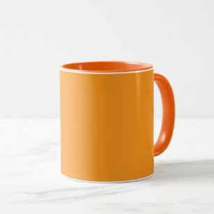 Caneca Laranja de outono de ouro