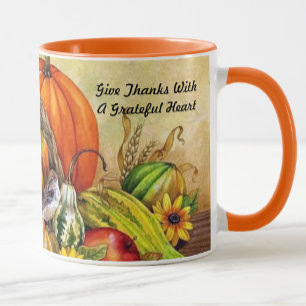 Caneca Laranja - Pequena Taça de Pássaro de Ação de G