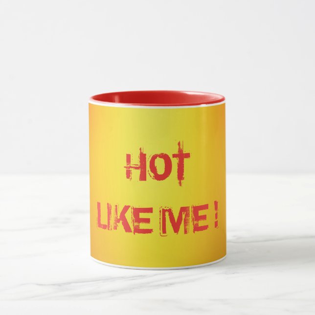 Caneca Laranja quente. (Centro)