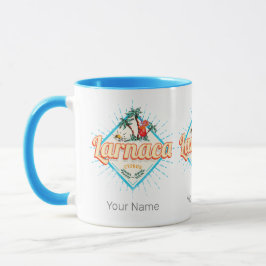 Caneca Larnaca Chipre Retro Cocktail Vintage Sunset