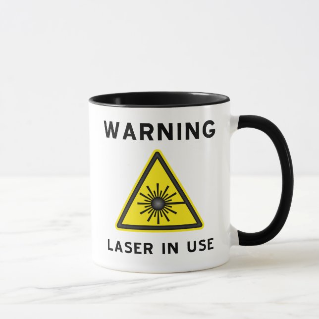 Caneca Laser Warning Mug (Direita)