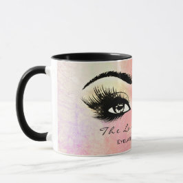 Caneca Lash Extension Eye Makeup Artist Studio Peach Rosa