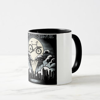 Caneca Lastenrad im Bat-Signal Style, Lastenfahrrad