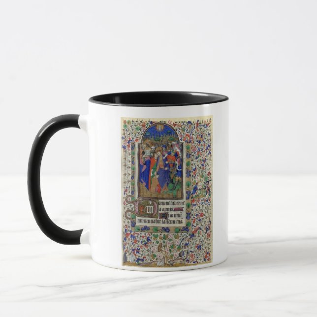 Caneca Lat 1156 f.133 o beijo de Judas, das horas o (Esquerda)