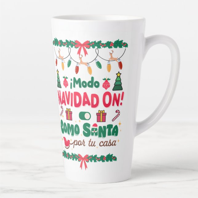 caneca latina estilo chrismast (Direita)