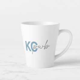 caneca latte de 12 oz