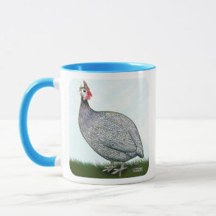 Caneca Lavanda da Guiné no relógio