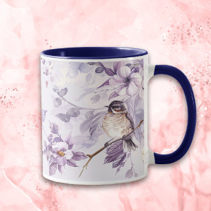 Caneca Lavanda Natureza da ave