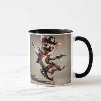 Caneca Le Chien Shérif du Far West.
