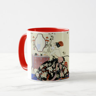 Caneca Le Grand Decolletage de George Barbier, Art Deco