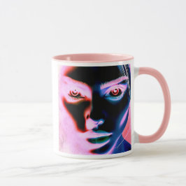 Caneca Le regard hypnotique d'une entité venue d'ailleurs