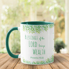 Caneca Leafy Green, Bênçãos do Senhor, Cristão
