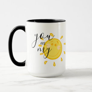 Caneca Leah G, Você É Meu Amor Sunshine Que Você Vai Luga