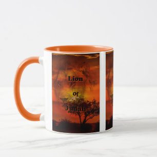 Caneca Leão De Bíblia Judah Citação De Dois Toneladas