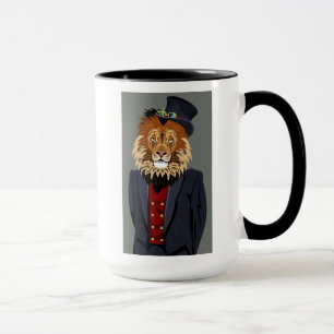 Caneca Leão elegante