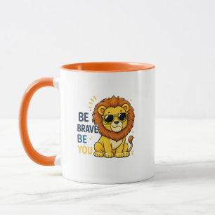 Caneca Leão Seja Corajoso Seja Você