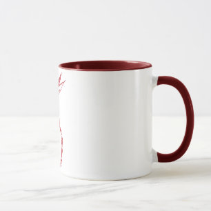 Caneca Lebre vermelha