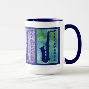 Caneca legal de Windows do saxofone