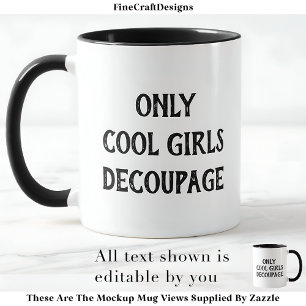 Caneca Legal Meninas Desligam Texto Personalizado BW02 Ar