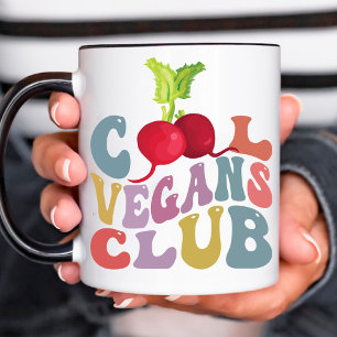 Caneca Legal Vegans Club/Plant Lover Café da mamãe