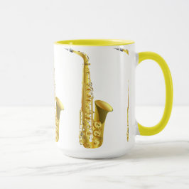 Caneca Legal Vintage Saxofone