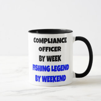 Caneca Legenda de pesca do Responsável pela Conformidade