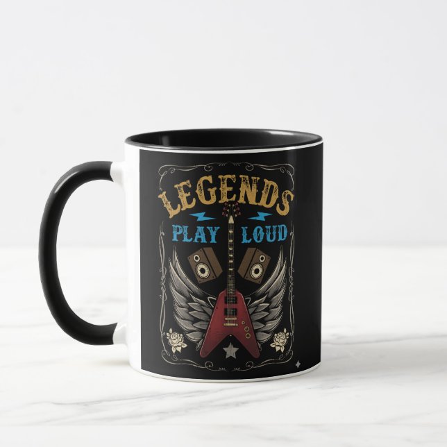 Caneca Legends Play Loud, Mug (Esquerda)