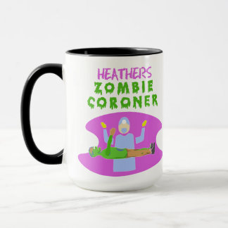 Caneca Legista zumbi de Heather: Fantasy Business 15oz