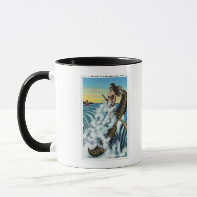 Caneca Lei da Lenda da Canoa Branca (Esquerda)