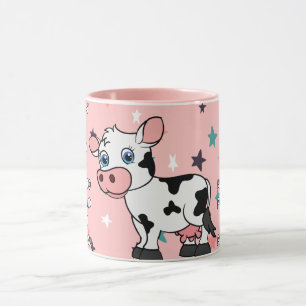 Caneca leite morno direto da vaca