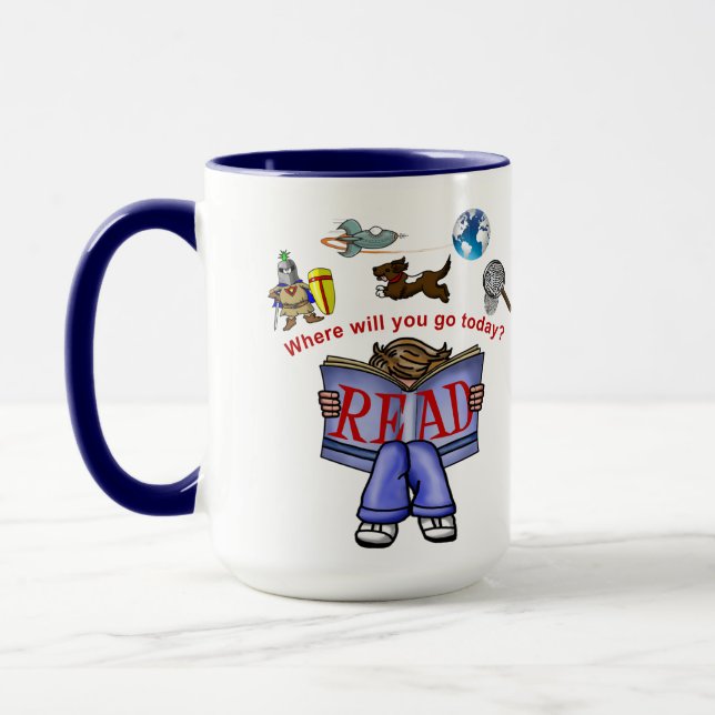 Caneca Leitura (Esquerda)