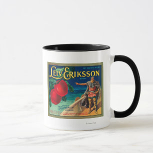 Caneca Leiv Eriksson Apple Label - Cashmere, WA