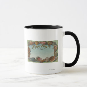 Caneca Lembrança de #1 - alguma cidade, estado