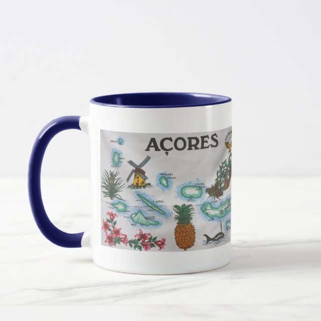Caneca Lembrança de Açores (Esquerda)
