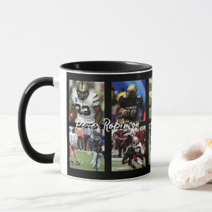 Caneca Lembrança de Foto Personalizada de Futebol para No