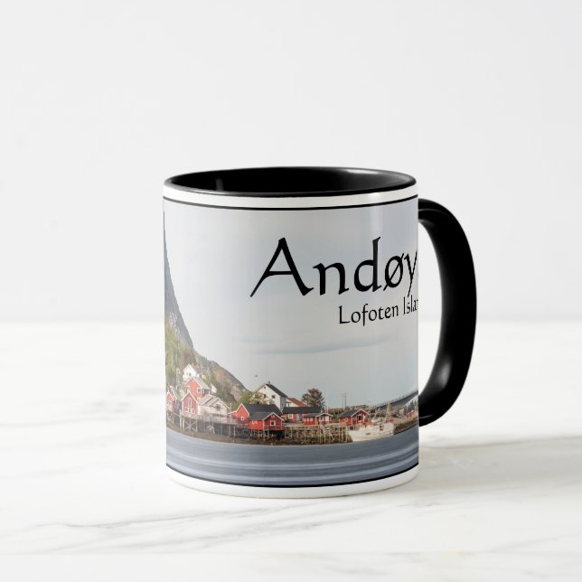 Caneca Lembrança de Lofoten (Frente Esquerda)