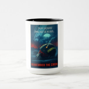 Caneca Lembre-se do Creek- Helldivers 2