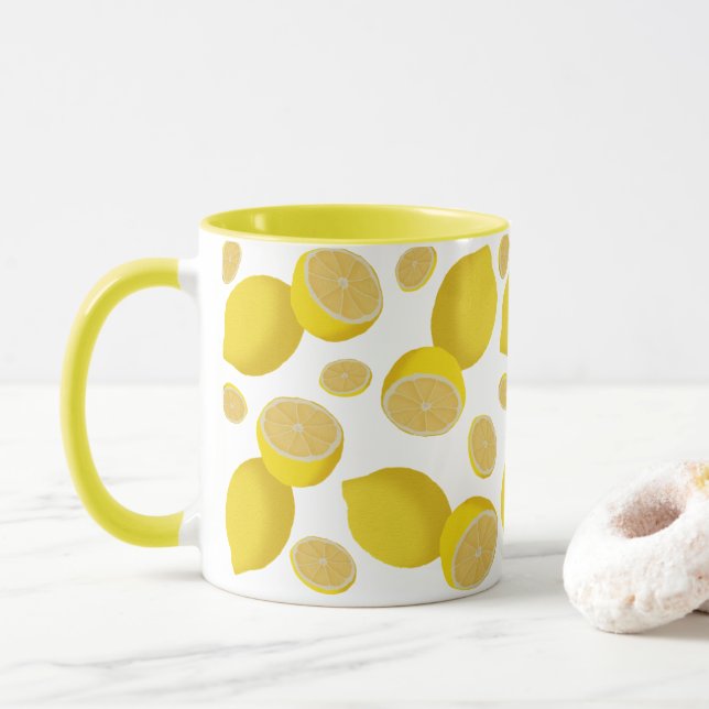 Caneca Lemons Mug (Com Donut)