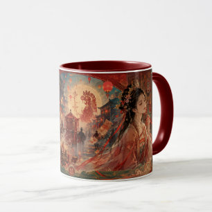 Caneca Lenda da Noiva Fantasma de Liaozhai
