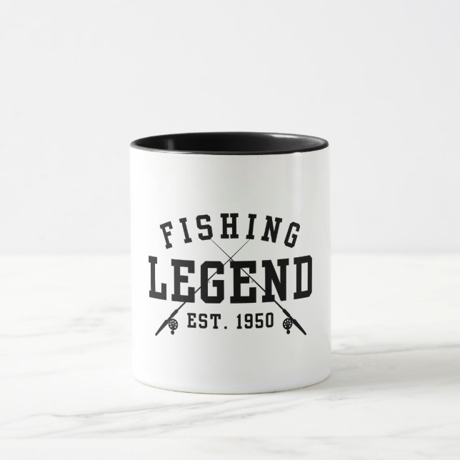 Caneca Lenda da Pesca Estabelecida em 1950 (Centro)