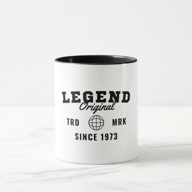 Caneca Lenda Desde 1973 (Centro)