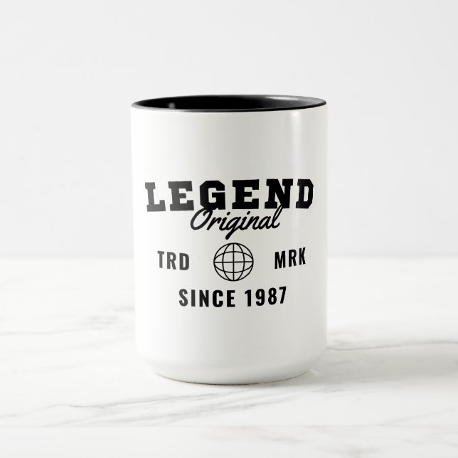 Caneca Lenda Desde 1987 (Centro)