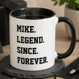 Caneca Lendária do Funny Mike | Nome Personalizado