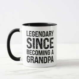 Caneca Lendário Desde que se Tornou um Avô