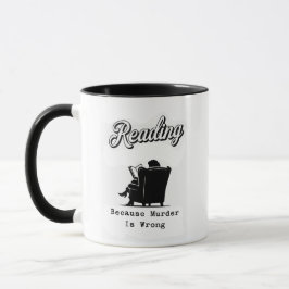 Caneca Lendo Porque Assassinato é Errado | Presente para