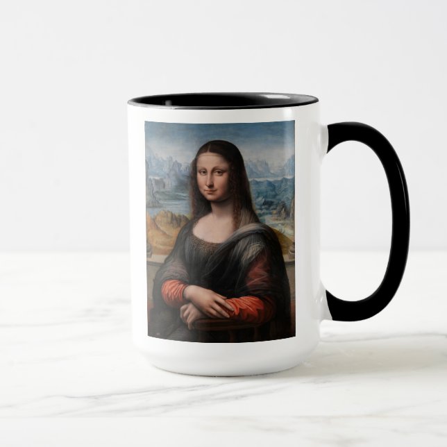 Caneca Leonardo da Vinci | Mona Lisa (Direita)
