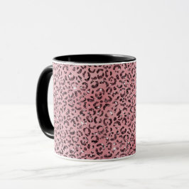 Caneca Leopardo rosa - Imprimir brilho