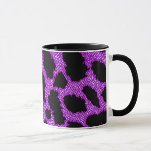 Caneca Leopardo roxo