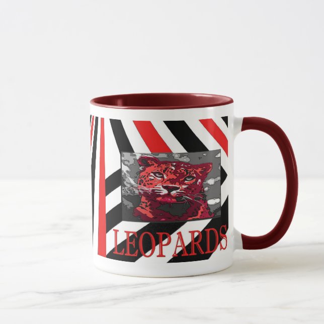 Caneca Leopardos da escola (Direita)